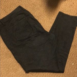 Ann Taylor black denim pants size 12